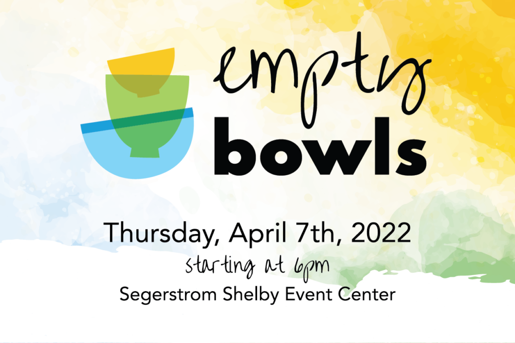 Empty Bowls save the date